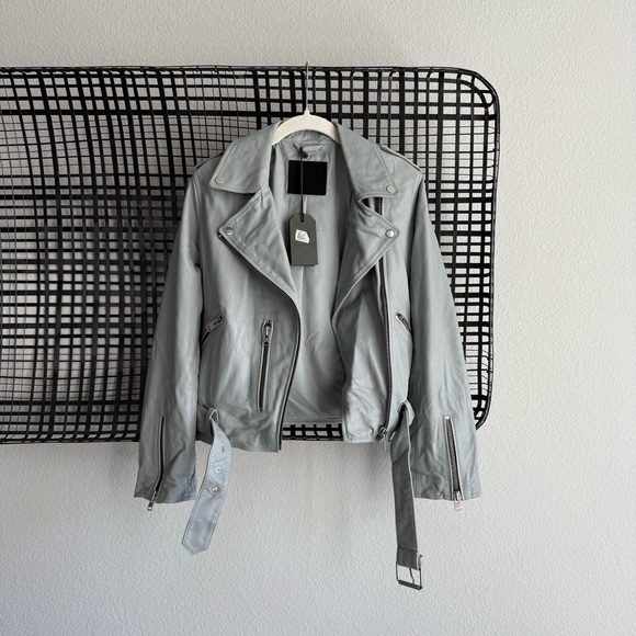 All Saints Jackets & Blazers - Allsaints Balfern Leather Moto Biker Jacket